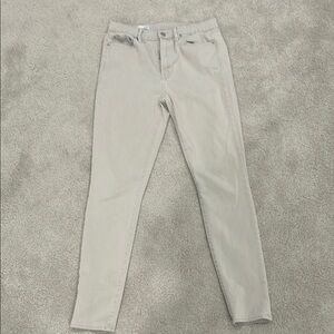 Women's Gray/Cream Gap 1969 High Rise Skinny Jeans